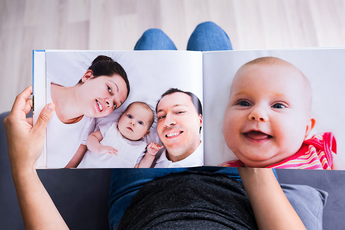 MCD Foto Álbum. Álbum de fotos tipo fotolibro. Familia